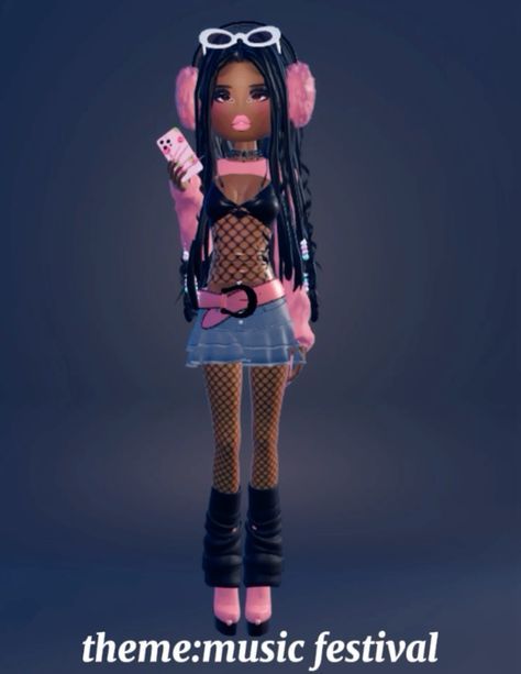 🎤 Stand Out in Musical Dress to Impress Ensembles! 🎶✨ Di Music Festival Theme, Rave Outfits Dress To Impress, Music Festival Dti Roblox Outfit, Dress To Impress Rave Theme, Rave Dress To Impress Outfit, Di Music Festival, Dress To Impress Theme Music Festival, Dress To Impress Theme Musical, Dress To Impress Musical Theme