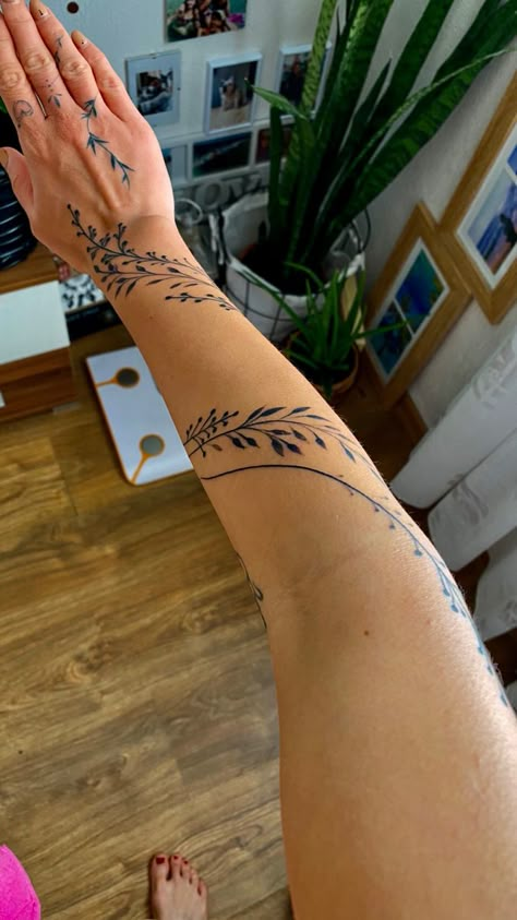 Tattoos That Wrap Around, Hand Wrap Around Tattoo, Spiritual Wrap Around Tattoo, Wrap Around Arm Tats, Vine Wrapped Around Arm Tattoo Sleeve, Warp Around Arm Tattoo, One Arm Tattoo Sleeve Women, Unique Wrap Around Tattoo, Wrap Forearm Tattoo Women