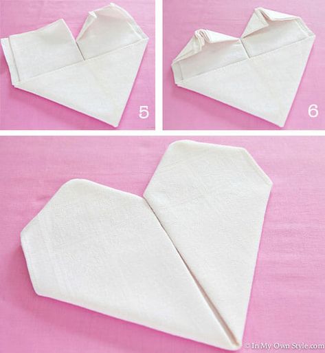 Paper Napkin Folds, Napkin Folding Rose, Valentines Popcorn, Paper Napkin Folding Ideas, Napkin Origami, Romantic Dinner Tables, Table Settings Party, Fold Napkins, Easy Napkin Folding