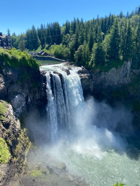 Washington Waterfalls, Colorado Wildflowers, Snoqualmie Falls, Nature Places, Pretty Landscapes, Paradise On Earth, Road Trip Usa, Where I Live, Travel Goals