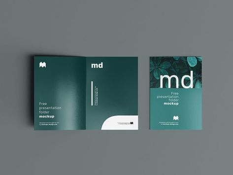 Free presentation folder mockup - Mockups Design | Free Premium Mockups Presentation Folder Design Creative, Folder Design Layout, Company Folder Design, Business Folder Design, Corporate Folder Design, Folder Design Inspiration, Folders Design, Folder Inspiration, Branded Folders