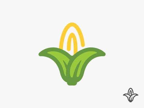 Corn Logos, Makeup For Oval Face Shape, Chinese Cafe, Corn Design, Semicolon Project, Hope Design, Farm Logo, Vector Icons Illustration, Dragonfly Tattoo