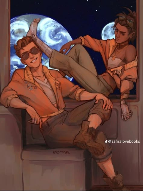 Cinder And Thorne Fan Art, Rampion Crew Fanart, Cinder Lunar Chronicles Fan Art, Cinder Book Fanart, Thorne Lunar Chronicles Fan Art, Thorne Lunar Chronicles, Winter And Jacin Lunar Chronicles, Wolf Lunar Chronicles, Cinder And Thorne