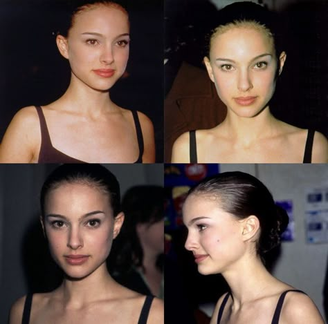 Natalie Portman Eye Makeup, Deer Pretty Celebrity, Natalie Portman Makeup Tutorial, Natalie Portman Side Profile, Natalie Portman 2000s, Natalie Portman Icon, Sherilyn Fenn, Nose Job, Irina Shayk