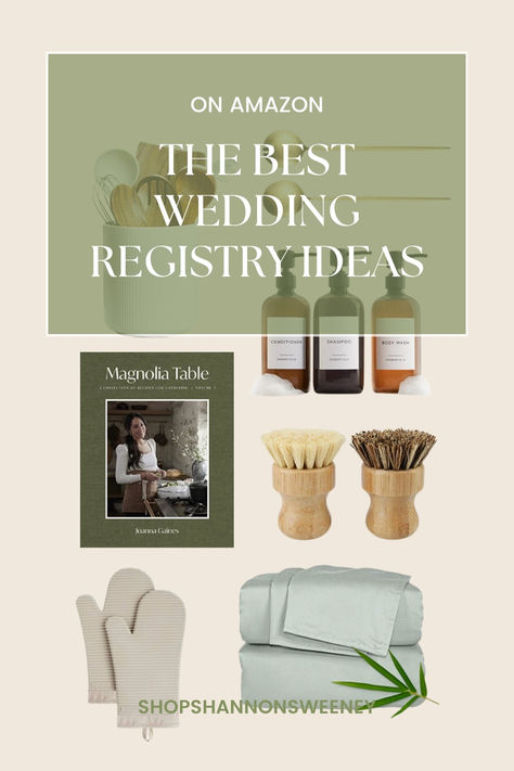 Wedding Registry gift ideas on amazon! What To Put On Your Registry Wedding, Bridal Shower Gift Registry Ideas, Wedding Guest Registry Ideas, Wedding Registry Ideas For Men, Wedding Registry Checklist Amazon, Wedding Gift Registry List, Amazon Wedding Registry Ideas, Wedding Registry Amazon, Bridal Shower Registry Ideas