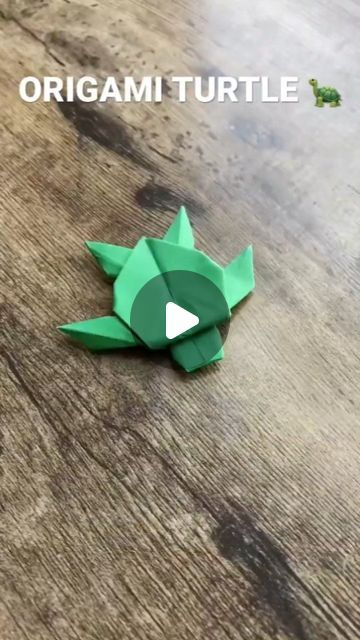 Cute Paper Folding Ideas, Origami Cool Ideas, Paper Art Craft Creative, How To Make A 3d Card, Origami Turtle Step By Step, Construction Paper Origami, Folding Paper Art, Easy Oragami Things To Make, Paper Easy Craft