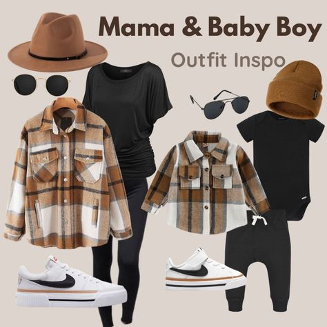 Mom Son Fall Outfits, Matching Outfit Mom And Son, Mom And Son Hospital Outfit, Mother Son Fall Outfits, Fall Mom And Son Outfits, Mom And Baby Boy Matching Shoes, Mom And Newborn Matching Outfits, Mom Son Outfits Matching, Newborn Fall Outfits Boy