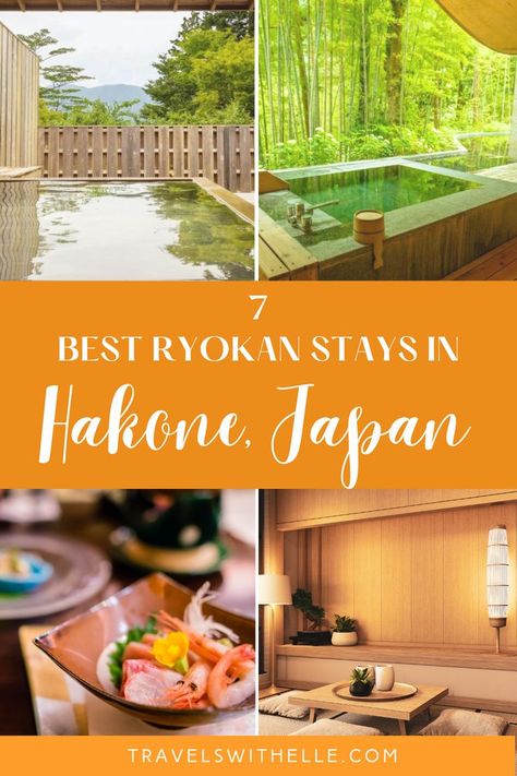 ryokans in Hakone near Tokyo Hakone Onsen Ryokan, Hakone Ryokan Private Onsen, Hakone Onsen, Ryokan Japan, Private Onsen, Hakone Japan, Onsen Ryokan, Places To Visit In Japan, Spring In Japan