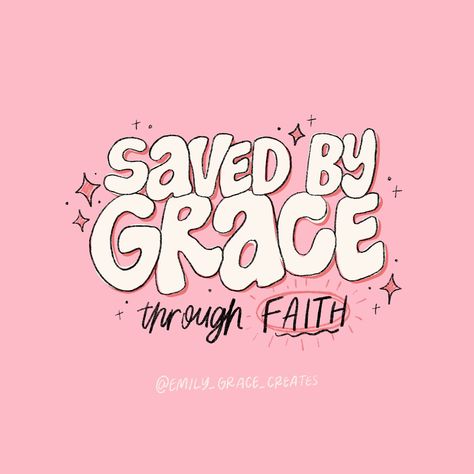 Ephesians 2:8 🦋💖🫶🏻 “For it is by grace [God’s remarkable compassion and favor drawing you to Christ] that you have been saved [actually delivered from judgment and given eternal life] through faith. And this [salvation] is not of yourselves [not through your own effort], but it is the [undeserved, gracious] gift of God” Salvation Is A Gift From God, Compassion Aesthetic, By Faith Through Grace, Scriptures For Encouragement, Pink Bible, Ephesians 2 8, By Grace Through Faith, Christian Quotes Wallpaper, Ephesians 2