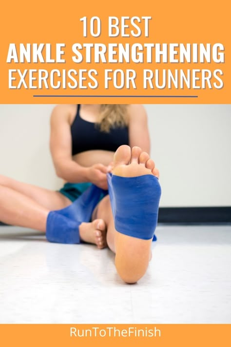 Foot Strengthening Exercises, Strengthen Ankles, Ankle Strengthening Exercises, Leg Strengthening Exercises, Ankle Exercises, Ankle Injuries, Exercises For Runners, Training For Runners, Running Tips For Beginners