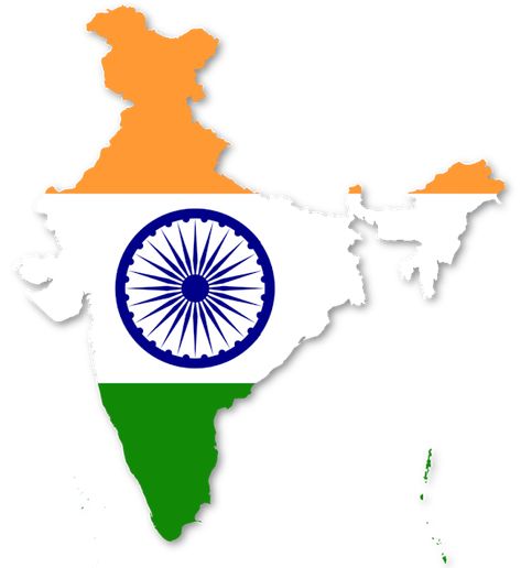 This map of India shows the national flag overlayed on top of the geographic map of India. #India #flag #map India Flag Pictures, India Map Full Hd, Central Asia Map, 13 Colonies Map, Latin America Map, Indian Map, India Pictures, Iraq Map, Clean India