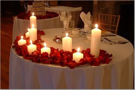 Sweetheart table Romantic Dinner Setting, Romantic Dinner Decoration, Winter Wedding Red, Romantic Room Surprise, Valentines Table, Romantic Room Decoration, Sweetheart Table Decor, Valentines Snacks, Candle Lite