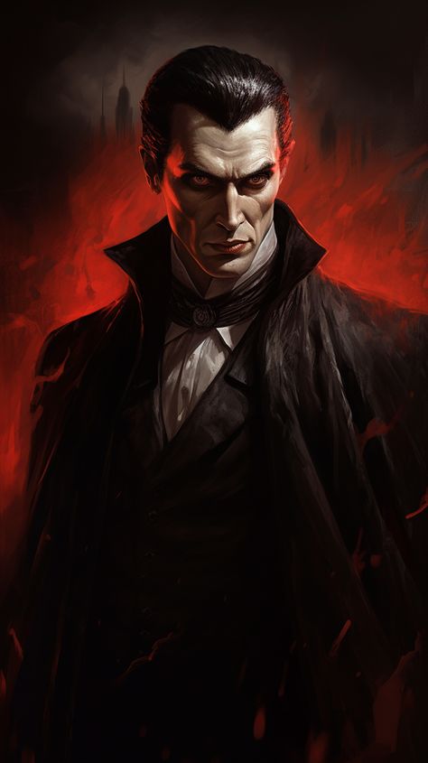 Count Dracula Art, Old Vampire Aesthetic, Dracula Artwork, Dracula Portrait, Dnd Vampire, Dracula Art, Scary Vampire, Castlevania Wallpaper, Vampire Dracula