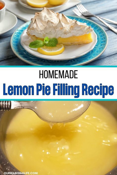 Lemon Curd Pie Filling, Lemon Creme Pie Filling Recipes, Lemon Impossible Pie Recipe, Sheriff Lemon Pie Filling Recipes, Easy Lemon Pie Filling Recipes, Lemon Pie Recipe Easy, Easy Lemon Pie Filling, Lemon Cream Pie Recipe, Lemon Pudding Pie Recipe