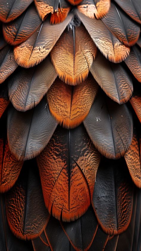 Feathered Texture Detail: Close-up view of a layered feather-like pattern displaying a beautiful gradient of brown tones. #texture #feathers #brown #detail #close-up #aiart #aiphoto #stockcake ⬇️ Download and 📝 Prompt 👉 https://ayr.app/l/TNiC Texture In Nature Photography, Close Up Nature Photography, Patterns In Nature Geometric, Texture Photography Ideas, Organic Patterns In Nature, Animal Structure, Texture Studies, Shapes In Nature, Organic Composition