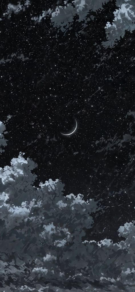 A Starry Night Wallpaper, Space Aesthetic Black And White, Ipad Wallpaper For Men, White And Black Wallpaper Aesthetic, Wallpapers For Tablets Samsung, Calm Iphone Wallpaper, Simple Wallpapers Dark, Black Asthetics Photos, Asthetic Pics Wallpaper