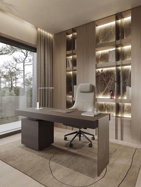 Ceo Office Design Luxury Modern, Ceo Office Design Luxury, Executive Office Design Interior, Gray Room Ideas, Ceo Office Design, Aesthetically Pleasing Home, Color In Interior Design, Compatible Colors, Executive Office Design