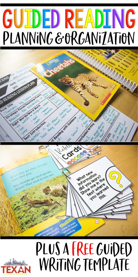 How To: Guided Reading Planning & Organization Guided Reading Lesson Plan Template Free, Guided Reading Activities Kindergarten, Guided Reading Template, Guided Reading Lesson Plan Template, Critical Literacy, Guided Reading Binder, Guided Reading Organization, Guided Reading Strategies, Guided Reading Lesson Plans