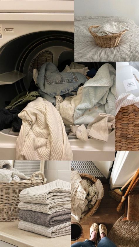 Laundry aesthetic ✨️ mundane housekeeping tasks find the beauty Laundry Asthetic Picture, Folding Laundry Aesthetic, Fresh Laundry Aesthetic, Laundry Day Aesthetic, Housekeeper Aesthetic, Washing Aesthetic, Mundane Aesthetic, Laundry Aesthetic, January Goals