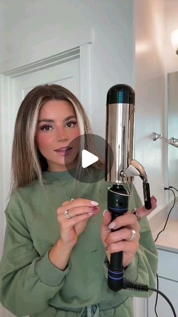 Hair care routinee on Instagram: "All products & curling iron are link i put below bio #hairtutorial #newhairtools #curlinghair #faq #requested #fyp" Styling Long Hair With Curling Iron, Relaxed Curls Long Hair, Thick Curling Iron, 2 In Curling Iron, Curling Iron Curls Long Hair, 1.5 Barrel Curls, .75 Inch Curling Iron Curls, Electric Curling Iron, Best Hair Curlers Irons