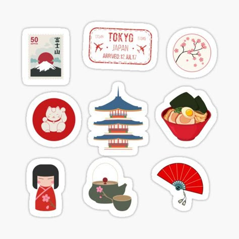 Tokyo Japan sticker pack • Millions of unique designs by independent artists. Find your thing. #stickers #stickerpacks #stickersheets #stickeraddiction #kisscutstickers #scrapbooking #journaling #plannerstickers #stationeryaddict Japan Scrapbook Ideas, Japanese Stickers Aesthetic, Japanese Aesthetic Stickers Printable, Japan Aesthetic Stickers, Japan Stickers Aesthetic, Japan Travel Scrapbook, Asian Stickers, Japan Stickers Printable, Japan Scrapbook