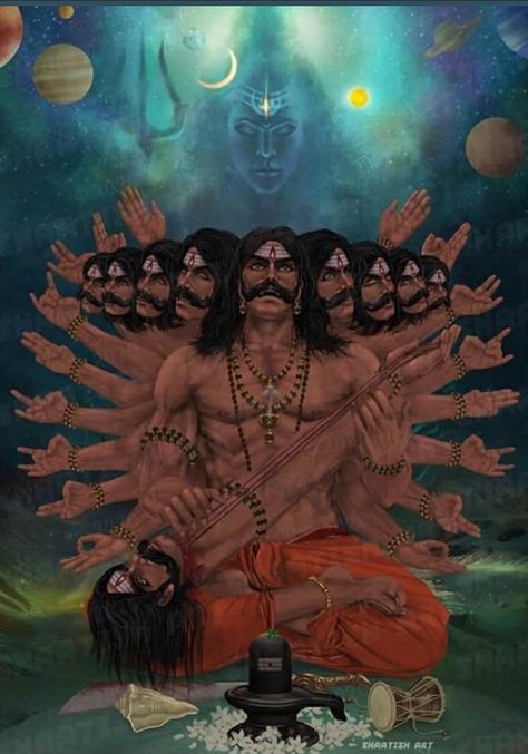 Mandodari Image, Rawana Pic, Ravana Images, Ravana Images Hd, Ravan Pic, 10 Mahavidya, Hanuman Murti, King Ravana, Aghori Shiva