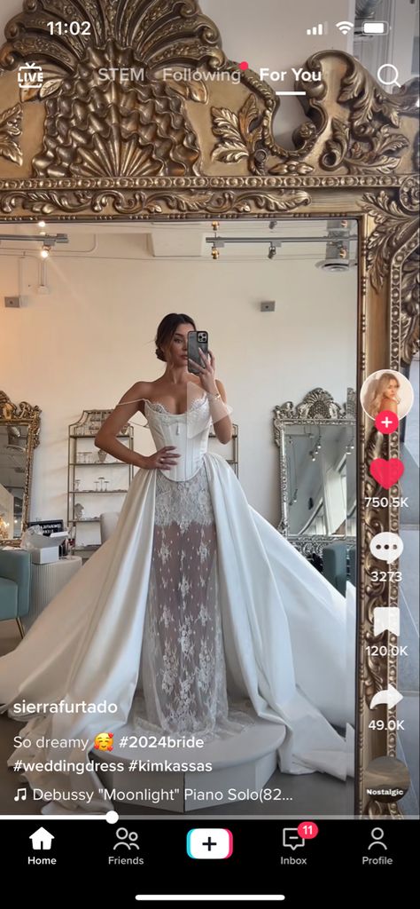 Wadding Dress, Skirt And Thigh Highs, Evening Wedding Dress, Sierra Furtado, Wedding Gothic, Corset Gown, Wedding Dress Outfit, Wedding Dress Search, Gown Ideas