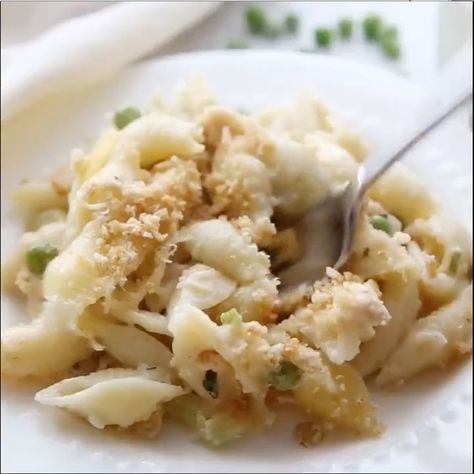 Tuna Noodle Casserole Elbow Macaroni, Quick Tuna Casserole, Tuna Noodle Hotdish, Macaroni Tuna Casserole Recipes, Tuna Casserole With Elbow Macaroni, Tuna Helper Recipe Easy, Elbow Noodle Recipes Easy, Campbells Tuna Noodle Casserole, Recipes With Elbow Noodles