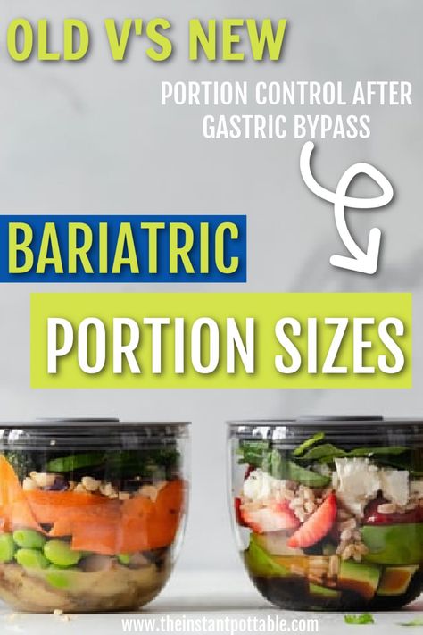 Portion Control After Bariatric Surgery 7 Bariatric Recipes Gastric Bypass High Protein Meals, Gastric Bypass Sleeve Recipes, Bypass Surgery Diet, Gastric Bypass Meal Plan, Bariatric Breakfast Ideas, Bariatric Tips, Bariatric Recipes Sleeve Liquid Diet, Bariatric Breakfast, Bariatric Recipes Sleeve