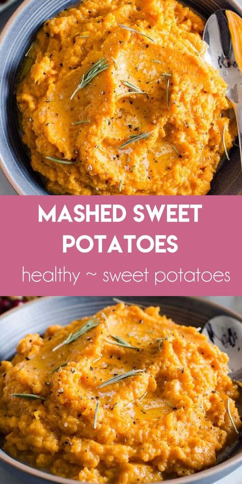 Potato Recipes Mashed, Mashed Sweet Potatoes Healthy, Potato Recipes Healthy, Sweet Potato Recipes Mashed, Sweet Potato Recipes Healthy, Healthy Potato Recipes, Stuffed Sweet Potato Healthy, Dinner Side Dishes, Healthy Side