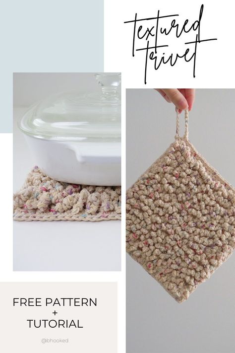 Loop Stitch Crochet, Crochet A Chain, Crochet Trivet, Pillows Crochet, Baskets Crochet, Placemat Patterns, Loop Stitch, Crochet Placemat, Beginner Crochet Patterns