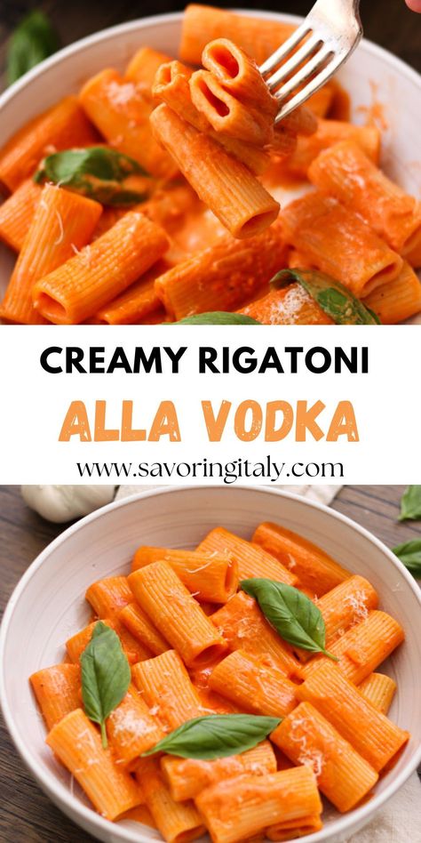 My Rigatoni alla Vodka recipe is a personal favorite, featuring a rich, creamy sauce made with tomato paste, heavy cream, and a touch of vodka. It’s perfect for a quick weeknight meal, and the best part? You can freeze the sauce for later. Let me guide you through making this comforting dish at home! Ziti With Vodka Sauce, Quick Vodka Sauce, Pasta With Vodka Sauce Recipes, Alla Vodka Sauce Recipe, Alla Vodka Sauce, Easy Vodka Sauce, Creamy Rigatoni, Vodka Cream Sauce, Homemade Vodka Sauce