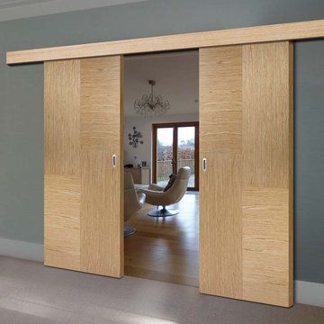 Solid Wood Sliding Door, Doors As Room Dividers, Wardrobe Sliding Doors, Sliding Doors Internal, Double Door Entryway, Wardrobe Sliding, Doors Wardrobe, Partition Door, Internal Sliding Doors