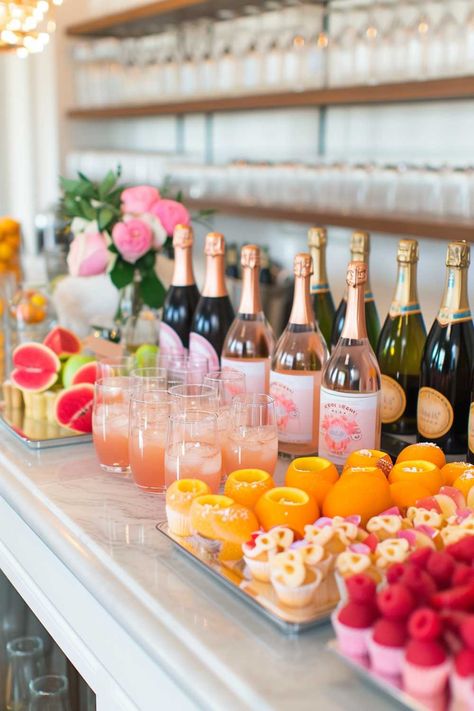 Bridal Decor Ideas, Garden Party Bridal Shower Ideas Brunch, Bridal Shower Pedals And Prosecco, Floral Bridal Shower Theme Brunch, Pastel Pink Bridal Shower Ideas, Bridal Shower Color Schemes Summer, When Do You Have Bridal Showers, Outside Wedding Food Ideas, Brunch Bubbly Bridal Shower Ideas