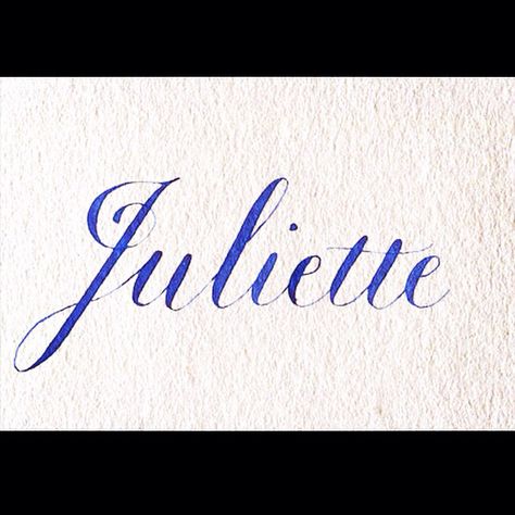 Juliette Juliette Tattoo Name, Juliette Tattoo, Juliette Name, Juliet Name, Juliette Aesthetic, Electric Idol, Bold Cursive Font, Birthday Calligraphy, Happy Birthday Calligraphy