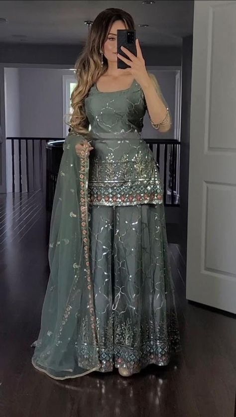 Floral Anarkali Dresses, Anarkali Dress With Dupatta, Party Wear Anarkali Dress, Dress With Dupatta, Floral Anarkali, Desi Dress, Trendy Outfits Indian, Lehnga Dress, Punjabi Outfits