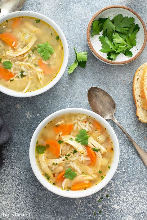 Lemon Chicken Noodle Soup, Ranch Chicken And Rice, Fun Pasta Shapes, Spaghetti Soup, Tender Shredded Chicken, Fun Pasta, Lemon Spaghetti, Giada Recipes, Lemon Chicken Soup