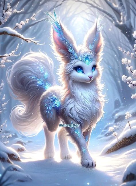 Crystal Creature Art, Cute Mythical Animals, Ethereal Clouds, Adventure Quest, Magical Light, Mythical Creatures Fantasy, Mystical Animals, Animal Safari, Cute Kawaii Animals