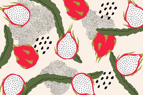 Buah Naga, Fruit Du Dragon, Background Fashion, Thanh Long, Fashion Background, Fruit Wallpaper, Paint Background, Daisy Pattern, Orange Background