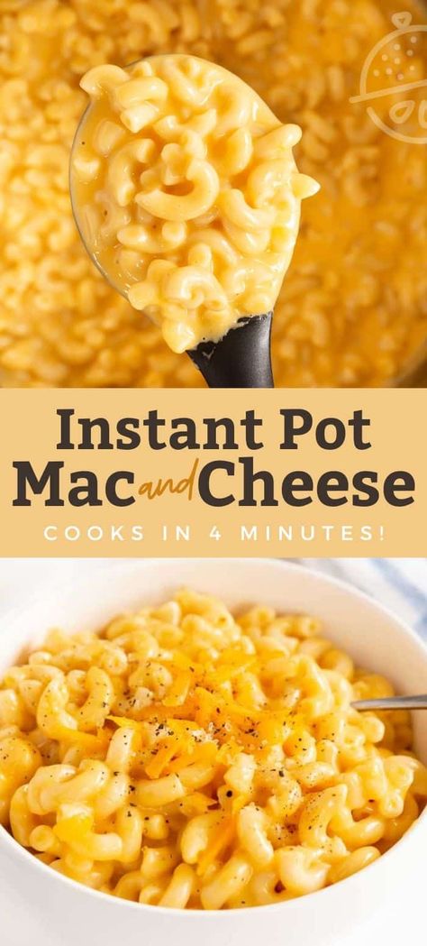 This Instant Pot Mac and Cheese is rich, incredibly cheesy, creamy and delicious. This easy Mac and Cheese recipe requires only one pot, no draining and ready in less than 15 minutes! #recipe #instantpot #macandcheese #pasta #lemonblossoms Ip Macaroni And Cheese, Instapot Mac And Cheese Recipe, Macaroni And Cheese Instant Pot, Insta Pot Mac & Cheese Recipes, Mac N Cheese Instant Pot, Instapot Mac And Cheese, Instant Pot Mac N Cheese, Pressure Cooker Mac And Cheese, Mac And Cheese Rezept