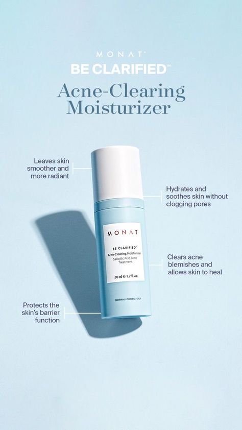 Fight acne + hydrate with this acne fighting moisturizer! Skin Care Brand Design, Cosmetic Ads Design, Skin Care Ads, Monat Hair Products, Monat Products, Moisturizing Routine, Acne Clearing, Shampoos And Conditioners, Acne Gel