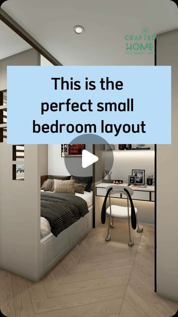 Small Room Renovation Ideas Bedroom, 2m X 2m Bedroom, Small Bedroom Space Saving Ideas, One Bedroom Condo Ideas, 2 Bedroom Apartment Ideas, 8x10 Bedroom Layout, Small Bedroom Furniture Layout, Small Room Layout Ideas, Bedroom Furniture Layout Ideas