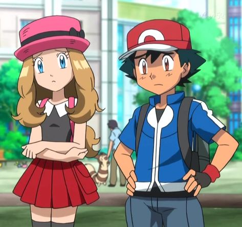 I'm really going to miss Serena tomorrow! Ash And Serena Love, Serena And Ash, Pokemon Ash Serena, Pokemon Amourshipping, Satoshi X Serena, Satoshi Pokemon, Pikachu Funny, Pokemon Ash Ketchum, Ash Serena