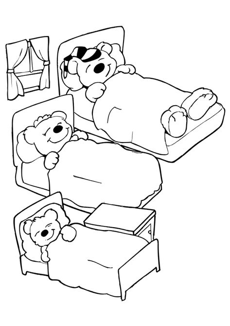 Top 10 Goldilocks And The Three Bears Coloring Pages Your Toddler Will Love Bear Activities Preschool, Bears Preschool, Bear Activities, Teddy Bear Crafts, Teddy Bear Theme, Fairy Tale Theme, Goldilocks And The Three Bears, Fish Coloring Page, The Three Bears