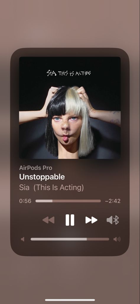 #sia #unstoppable #thisisacting #unstoppable #pinterest #blackandwhite Unstoppable Sia, Sia Songs, Sia Cheap Thrills, Song Journal, Cheap Thrills, Cheap Iphones, Badminton, Fun Easy, My Room