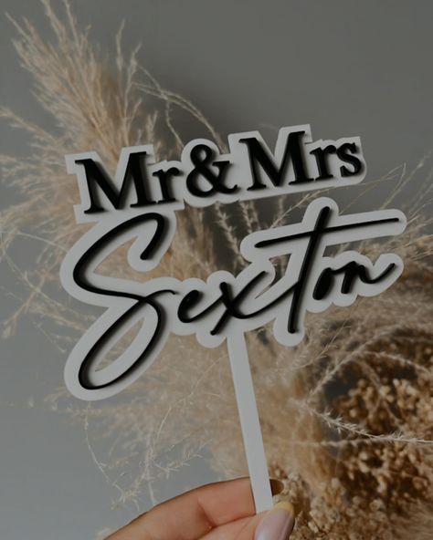 Bespoke 3D Wedding Cake Toppers 🤍. The perfect personalised finishing touch to your wedding cake ☺️ #wedding #weddingcakes #weddingcaketopper 3d Printing For Wedding, 3d Printed Cake Topper, Wedding 3d Print, 3d Printing Wedding Ideas, 3d Print Wedding, Printed Cake Topper, Elegant Wedding Cake Toppers, Wedding Svg, Svg Ideas