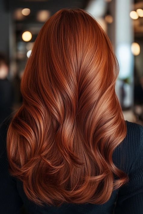 26 Killer Deep Auburn Hair Color Ideas You Need Now Auburn Hair Women Over 40, Dark Red Hair Copper, Womens Auburn Hair Color, Auburn Hair Styles For Women, Irish Copper Hair, Kevin Murphy Red Hair Color, Red Fall Hair Color For Brunettes, Aurburn Hair Color, Shades Of Auburn Hair Color Chart