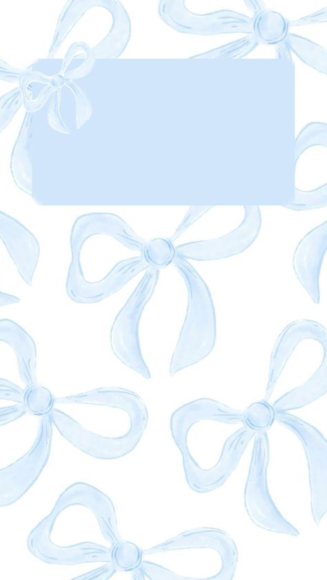 Blue Bow Phone Wallpaper, Blue Theme Ipad Wallpaper, Cute Simple Wallpapers Blue, Blue Bow Wallpaper Iphone, Cute Bows Wallpapers, Cute Aesthetic Backgrounds For Iphone, Cute Phone Backgrounds Blue, Light Blue Bow Wallpaper, Blue Bridgerton Aesthetic