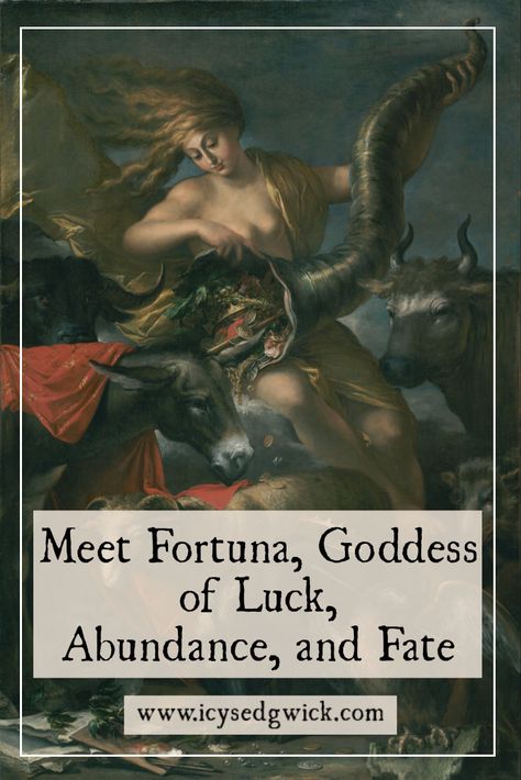 Fortuna Goddess Tattoo, Fortune Goddess, Roman Deities, Goddess Fortuna, Fortuna Goddess, Lady Fortuna, Goddess Of Fortune, Lady Luck, Roman Gods