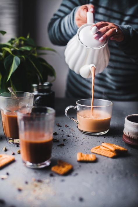 Indian Masala Chai (Spiced Milk Tea) | Playful Cooking #tea #foodphotography #masalachai #chai #latter #indian Spiced Milk, Indian Masala Chai, Chai Tea Recipe, Indian Masala, Tea Photography, Masala Chai, Chai Spice, Tea Brands, Tea Recipe